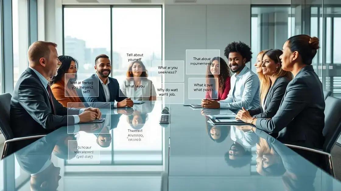principais perguntas frequentes em entrevistas