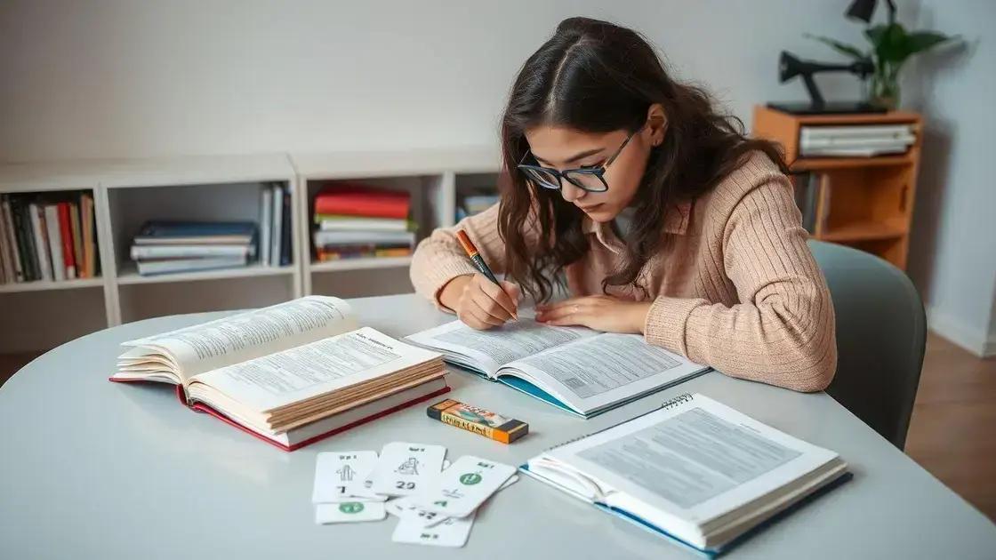 estratégias para revisar conteúdos