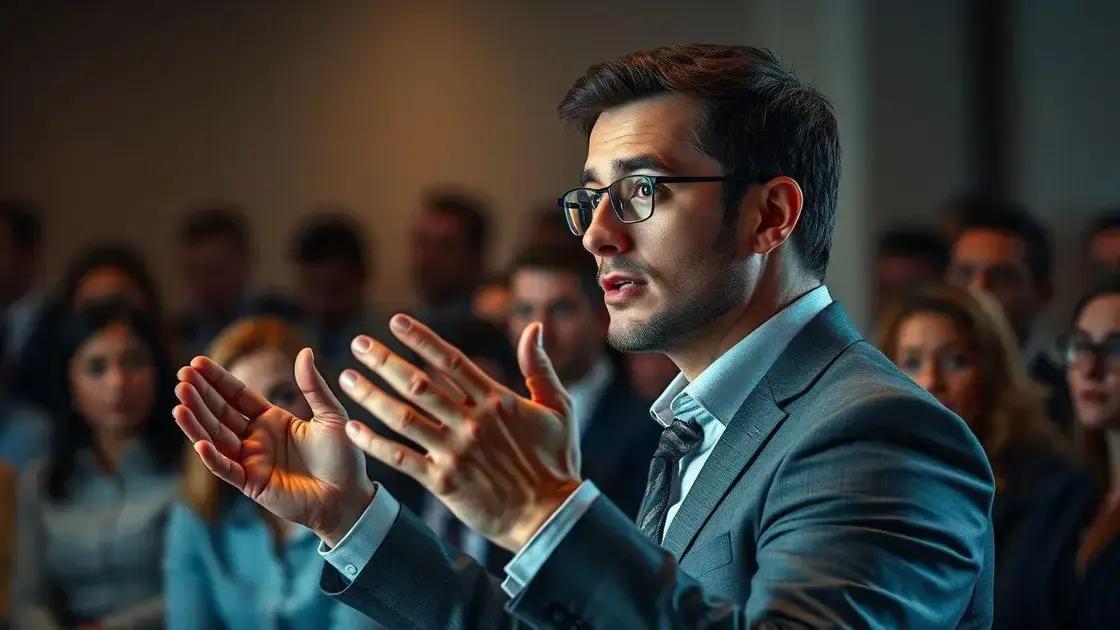 Dicas para transmitir segurança ao falar