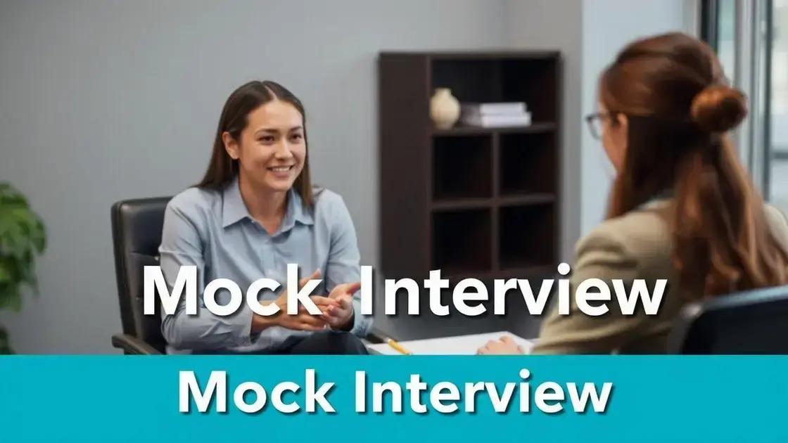 benefícios das simulações de entrevista