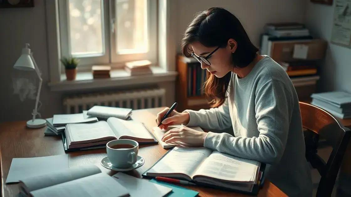 Entendendo a rotina de estudo