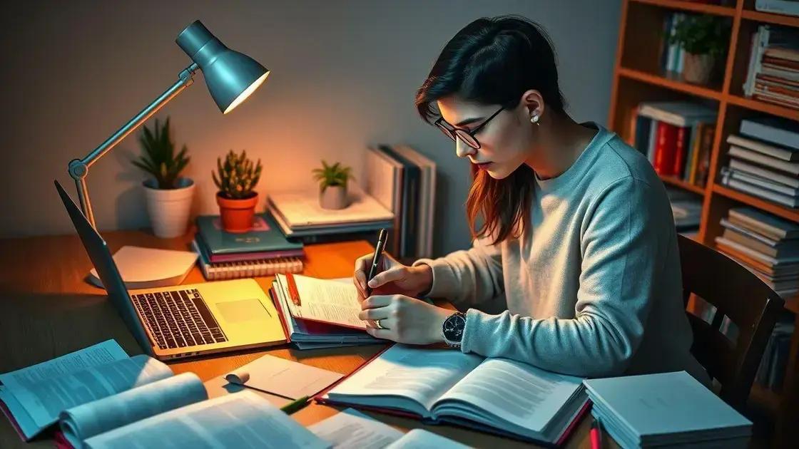 Como planejar o tempo de estudo