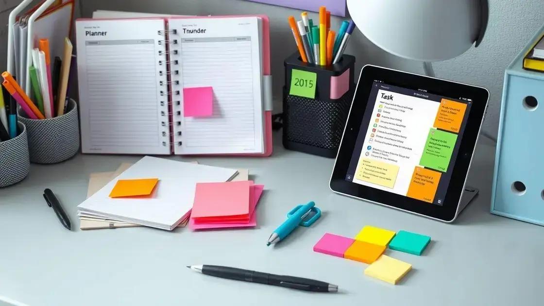 Ferramentas úteis para organização