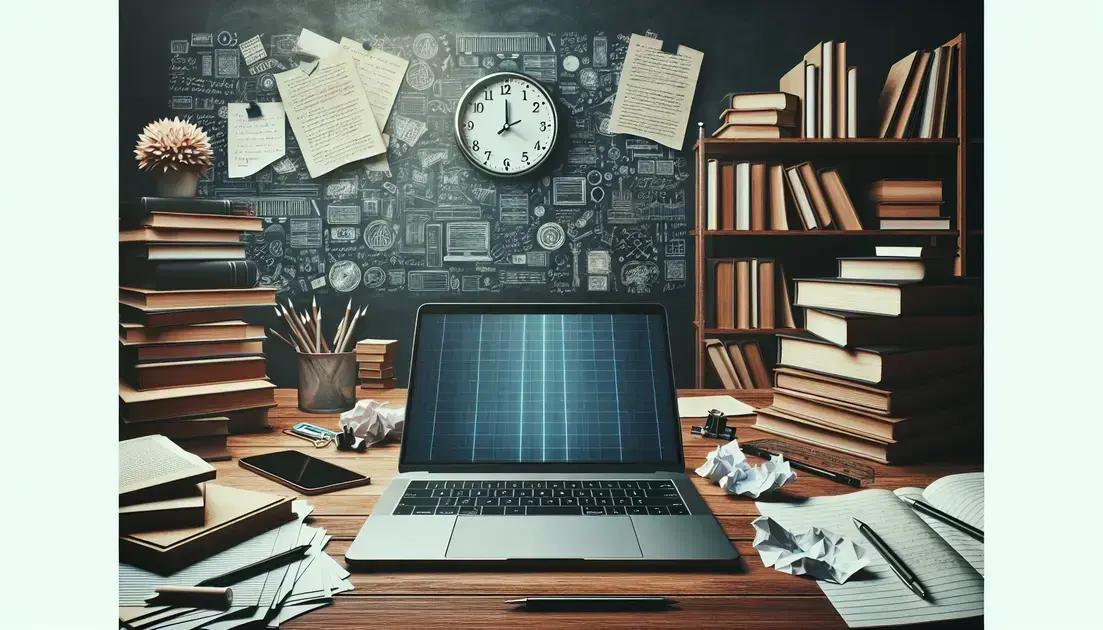 Como estruturar sua rotina de estudos