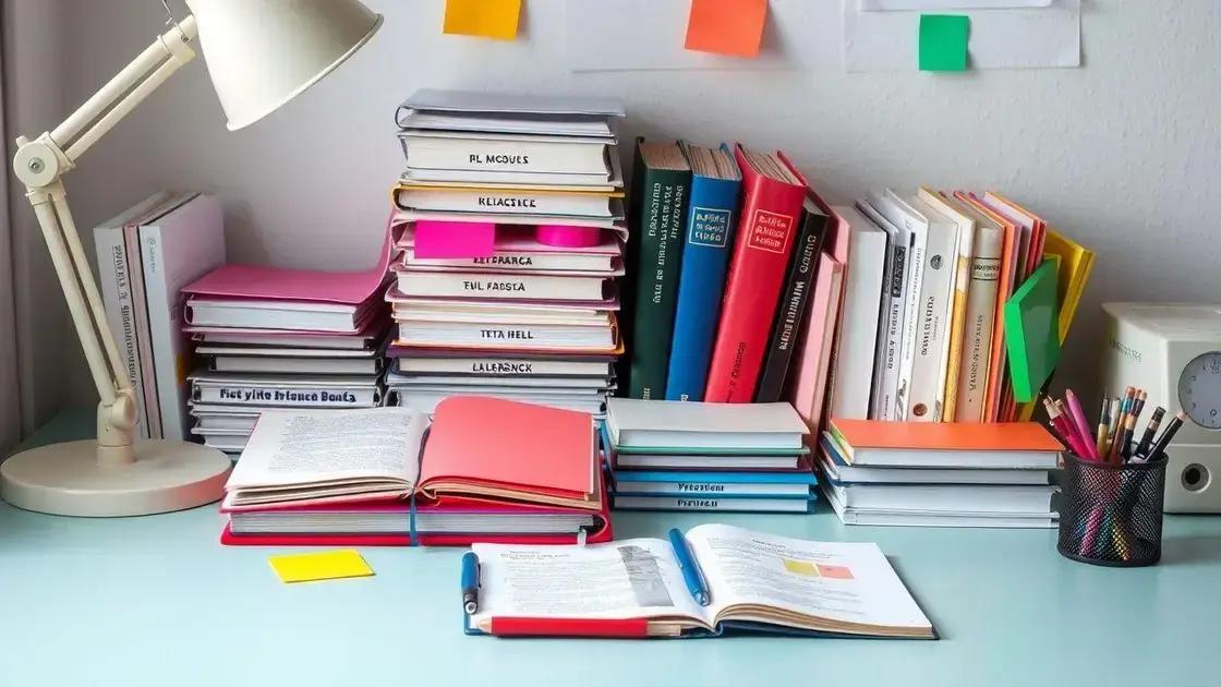 Organizando seu material de estudo