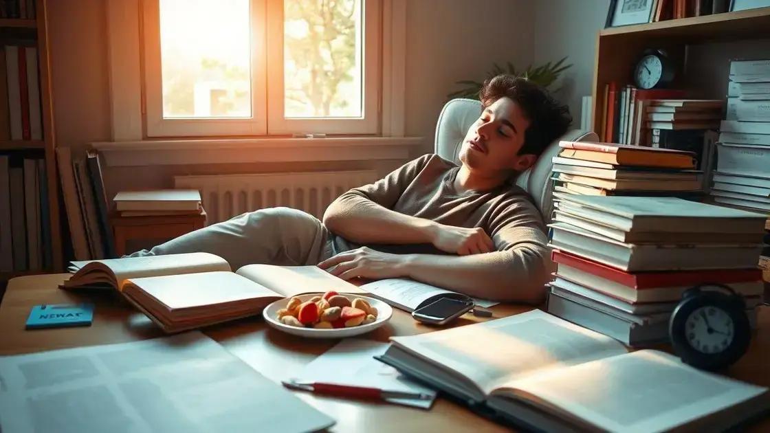Como realizar pausas eficazes durante os estudos