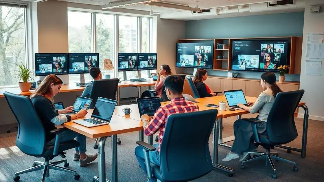 Impacto da tecnologia no ambiente de estudos
