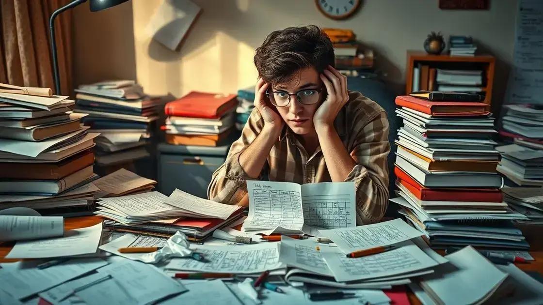 Erro comuns ao montar um cronograma de estudos